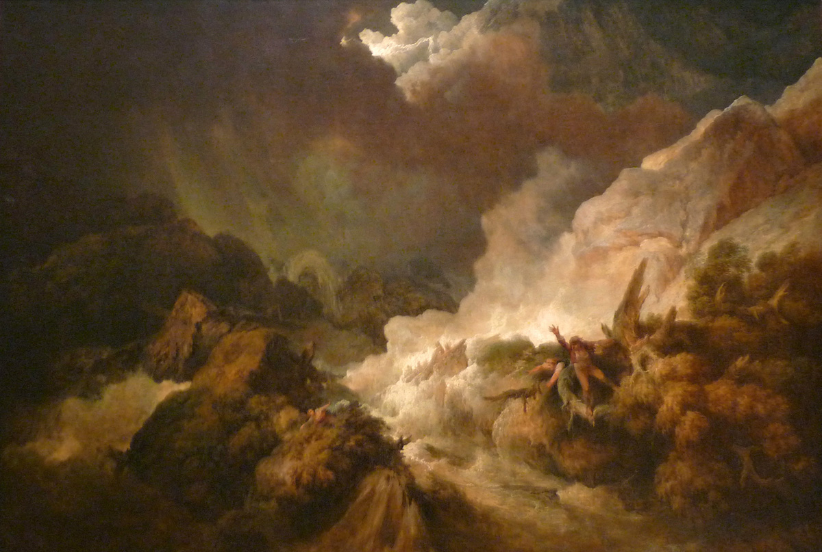 a deluge in the swiss mountains
